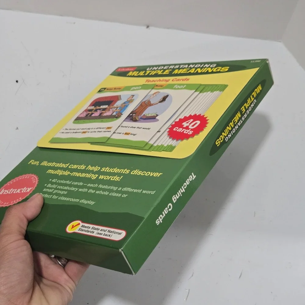 NEW Lakeshore Understanding Multiple Meanings Teaching Cards Vocabulary 40ct